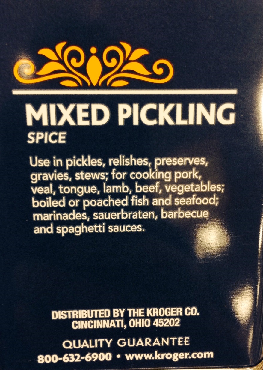 Mixed Pickling Spice 3.25oz